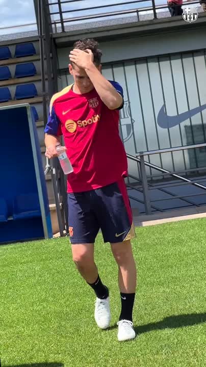 Gavi is back on the grass