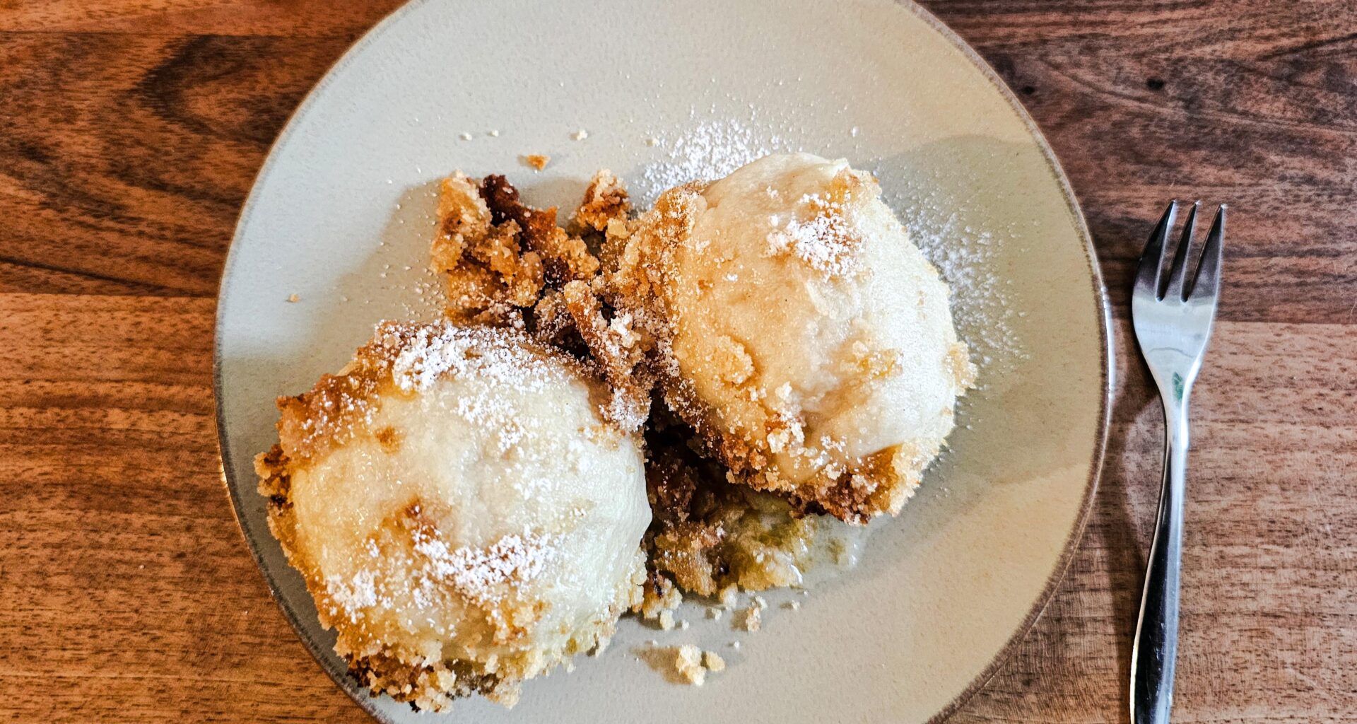 Austrian apricot dumplings