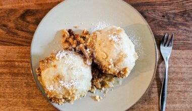 Austrian apricot dumplings