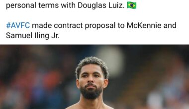 Positive news regarding Douglas Luiz