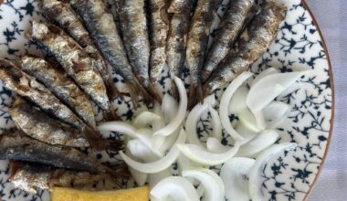 From Sardines to Potatoes with Oregano. From Onions to Pork Chops. Hallo/Salut from Skiathos, Ellada.