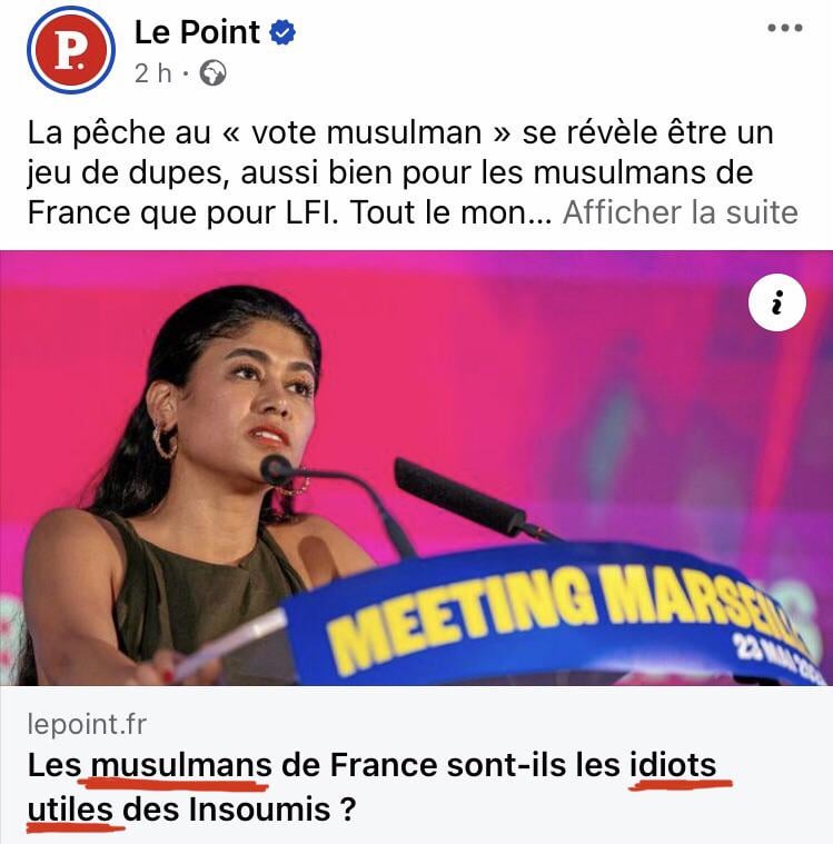 Le racisme décomplexé