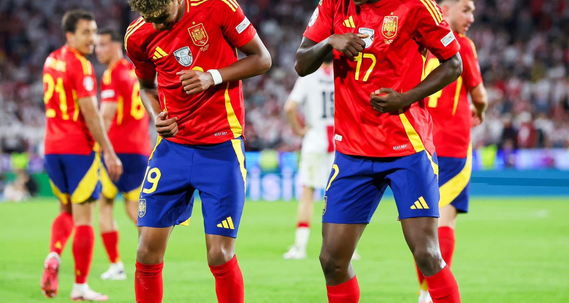 Lamine Yamal and Nico Williams.