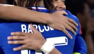 Bradley Barcola got his first assist coming off the bench for Les Blues today!