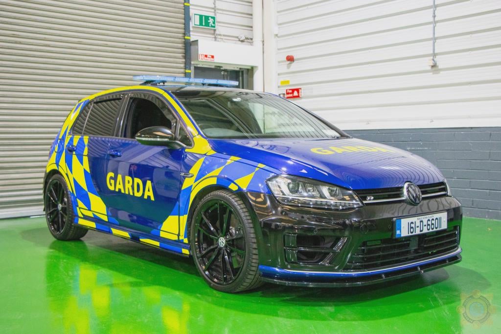 Garda car for Donegal rally