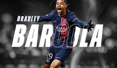 Bradley Barcola is voted Best Rookie of the season (@Ligue1UberEats)