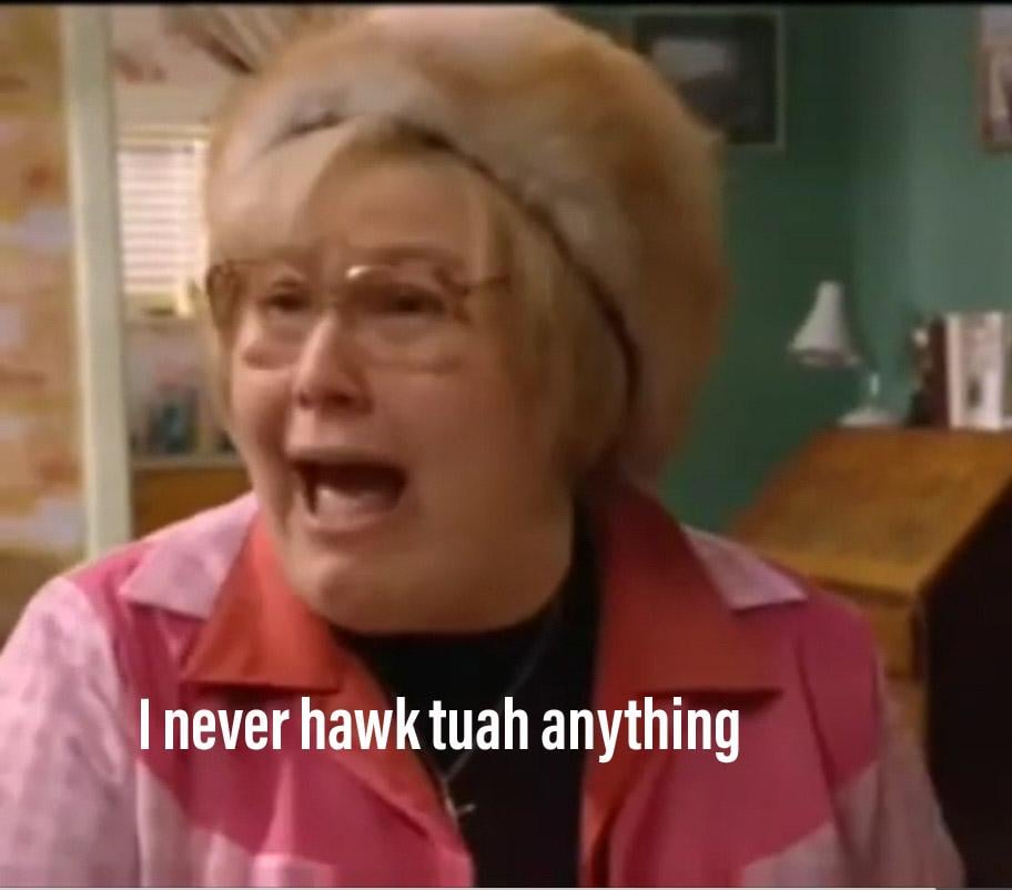 He said hawk tuah, Isa..