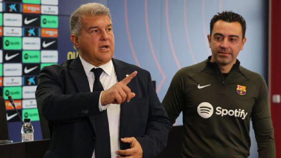 Barcelona chief Laporta: Xavi didn't have faith in Barça squad