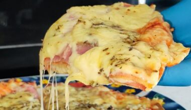 Pizza from 2 tortillas ready in 15 minutes