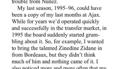 Cruyff wanted a young Zinedine Zidane but Nuñez said no.
