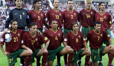 A seleção nacional de 2000 continua a ser a única portuguesa a vencer os 3 jogos da fase de grupos do Europeu.