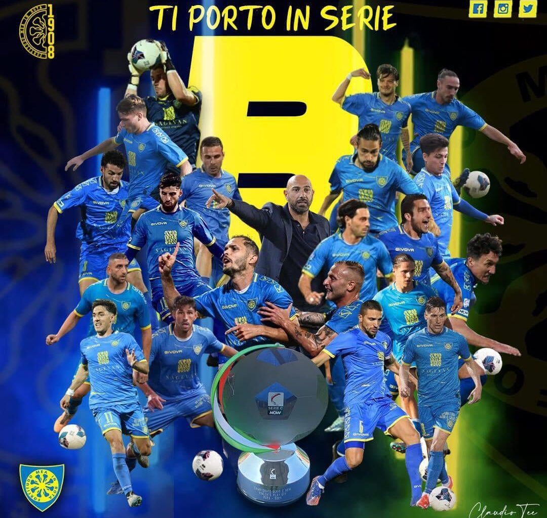 Carrarese returns to Serie B after 76 years of absence after defeating Vicenza 1-0 in the Serie C promotion play-offs finals!