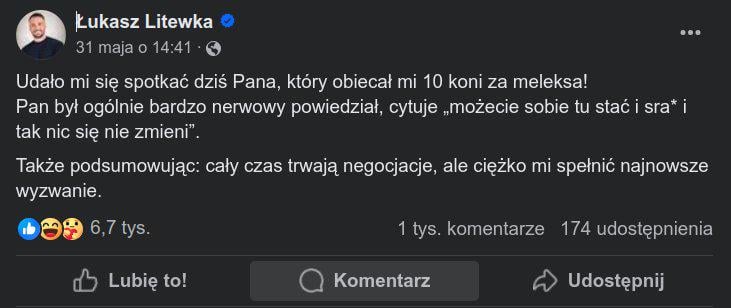 Chad Litewka vs góralscy koniobijcy.