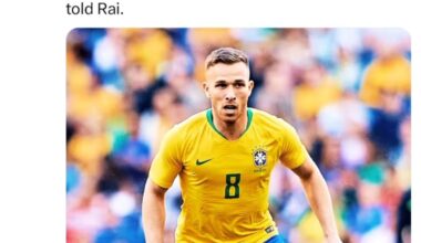 Arthur Melo is not part of Juventus squad