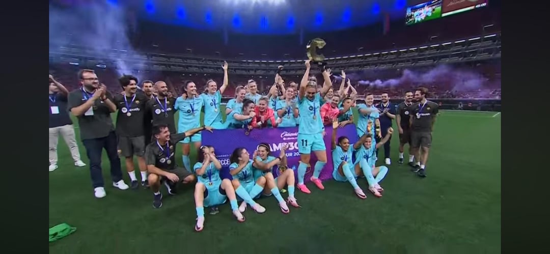 Barca Femini win trophy number 5 this season, as they become title holders of the “Tour Champions”!