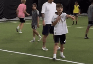 Both Messi and Ronaldo’s sons support Manchester City. They got good taste.