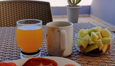 Breakfast with a view (Sarandë, Albania)