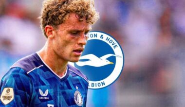 [1908.nl] Brighton has put in an opening bid for Mats Wieffer. Feyenoord demand a sum of around 35 million euros.
