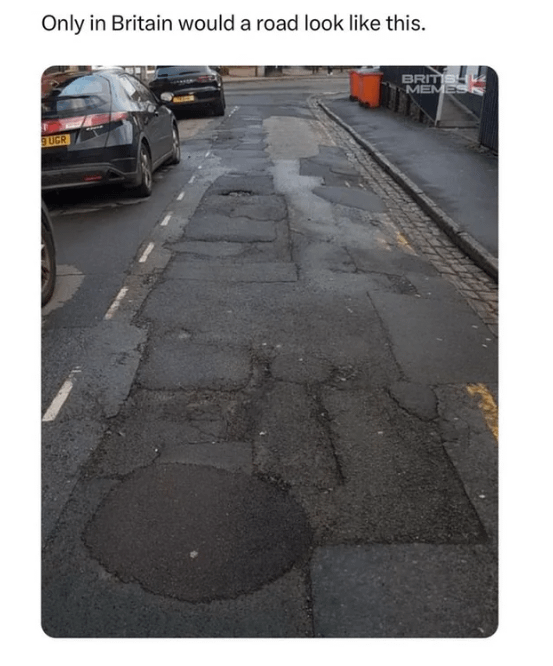 I love the roads in england