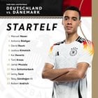 Aufstellung Deutschland - Dänemark: Sané ersetzt Wirtz, Raum kommt für Mittelstädt