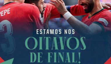 Portugal bate a Turquia por 3-0 e garante o 1º lugar do Grupo F
