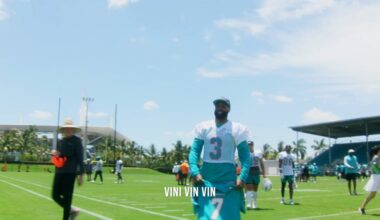 [Miami Dolphins] Vinicius and Militão visit Dolphins minicamp