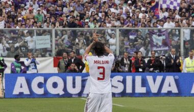 On this day in 2009, Paolo Maldini played his last game for Milan. ❤️🖤