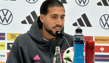 Emre Can über den spontanen Anruf von Nagelsmann: „Ich war Mittwoch zuhause in Dortmund beim Frühstück mit meiner Frau. Da kam der Anruf von Julian. Er hat gefragt, ob ich Bock habe. Habe ihm gesagt, dass ich bereit bin, obwohl ich zehn Tage mal nichts gemacht habe.“