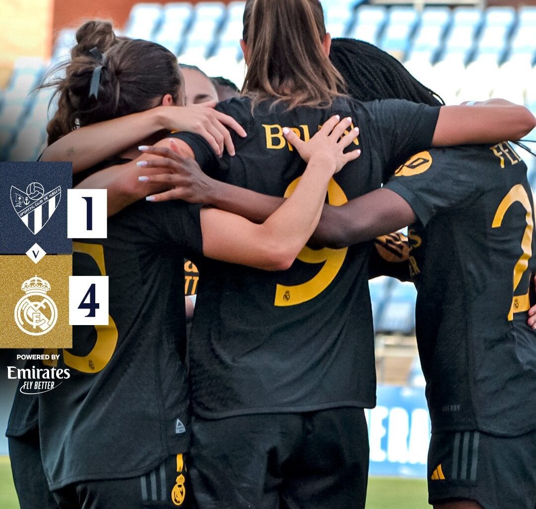 Sporting Club Huelva 1-4 Real Madrid Femenino | 32’ Olga Carmona, 42’, 53' Signe Bruun, 75’ Feller; 82’ Patrícia Hmírová | Liga F MD30