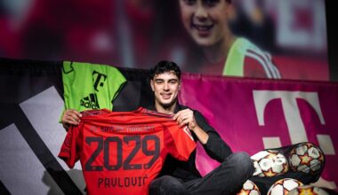 FC Bayern verlängert mit Aleksandar Pavlović bis 2029