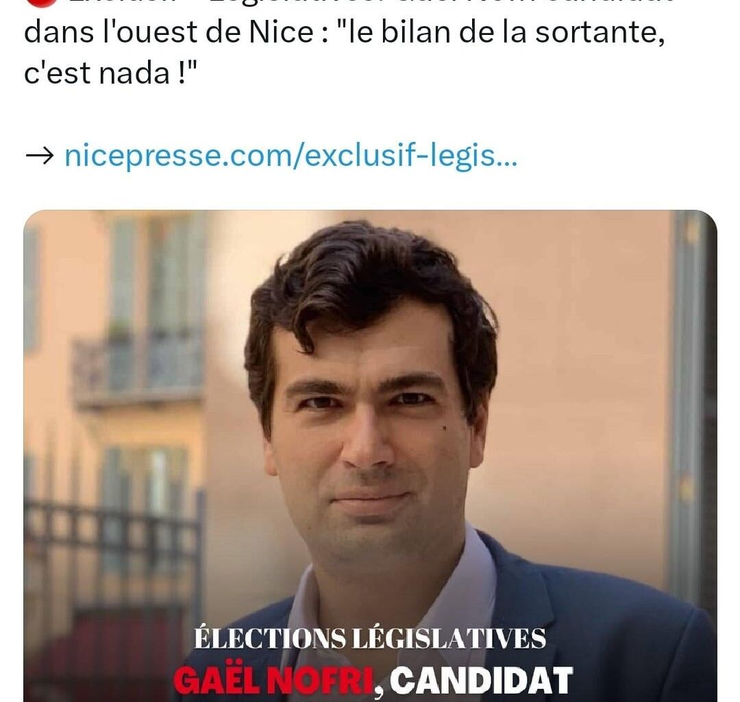 Le candidat macroniste pour faire barrage au RN à Nice est un ancien directeur de campagne de Jean-Marie Le Pen et ex-conseiller de Marine Le Pen