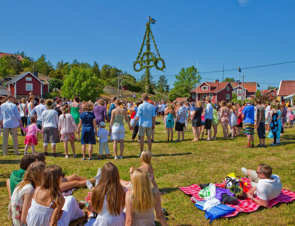 One of Europe's oldest traditions, midsummer, celebrates the longest day of the year (summer solstice) around June 21-24. Rooted in pagan history, it is a celebration of fertility, the sun and mother nature