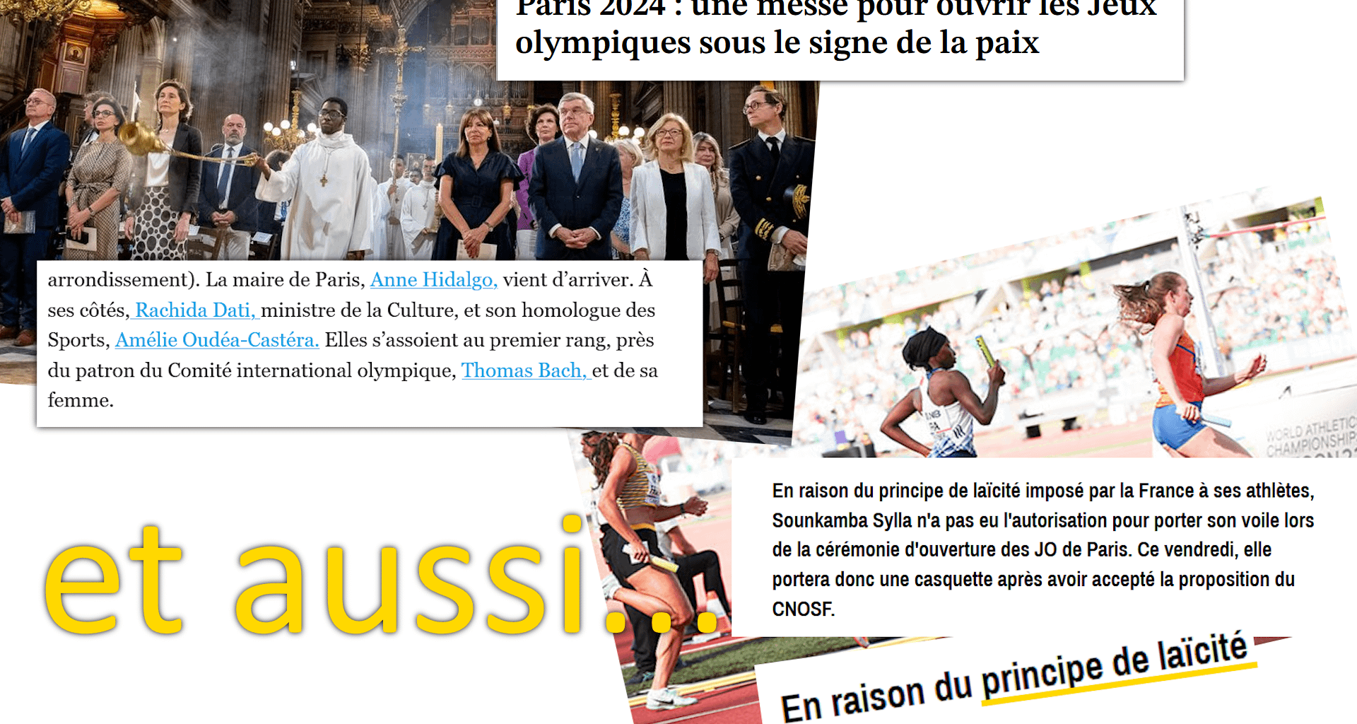 La laïcité oui, mais catholique ! 🤡