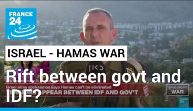 Israel: Tensions appear between govt and IDF as army says Hamas cannot be eliminated • FRANCE 24