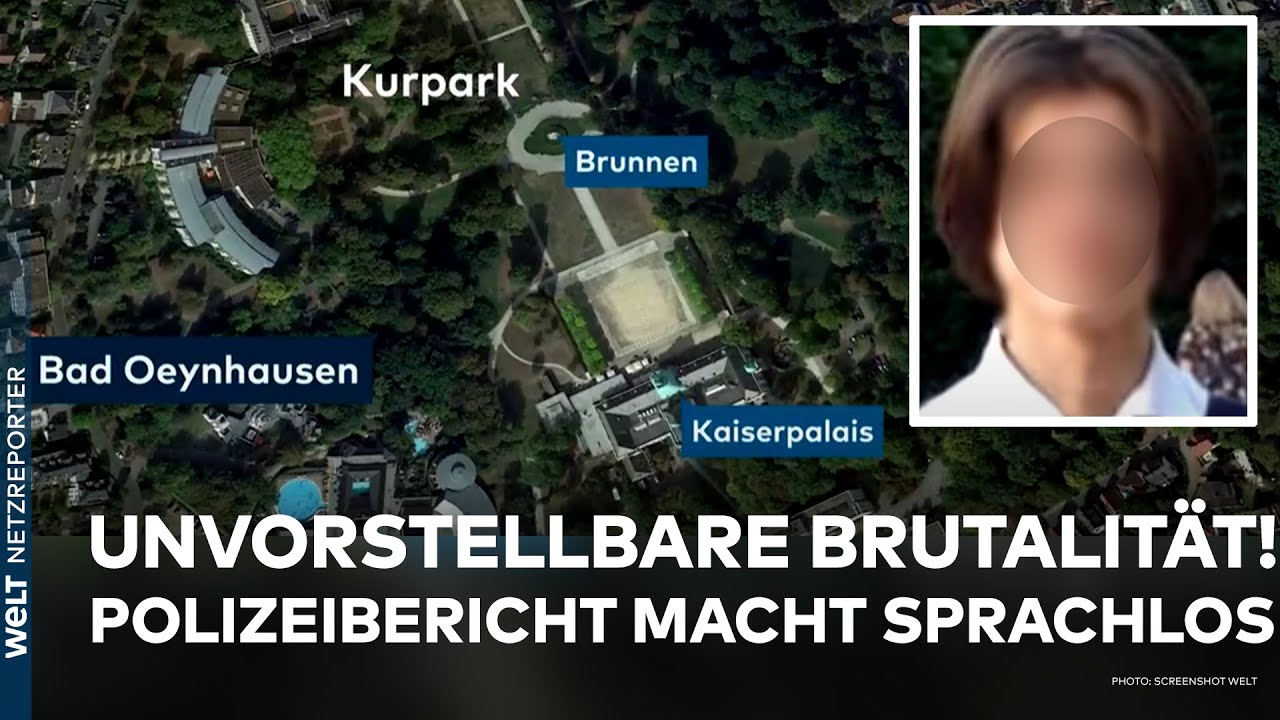 BAD OEYNHAUSEN: Kurpark-Killer! Unvorstellbare Brutalität! Polizeibericht macht sprachlos