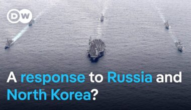 US, South Korea, Japan hold joint large-scale military drills in East Asian waters | DW News