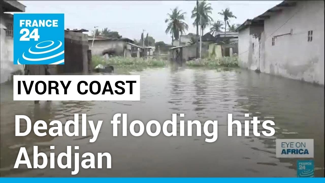 Floods, landslides kill 24 in Ivory Coast's main city • FRANCE 24 English