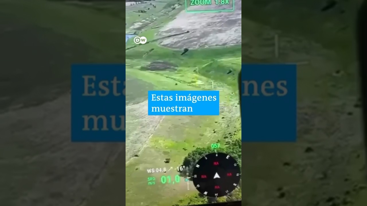 Así de fácil y sin resistencia pasan los soldados rusos la frontera de Ucrania cerca de Járkiv