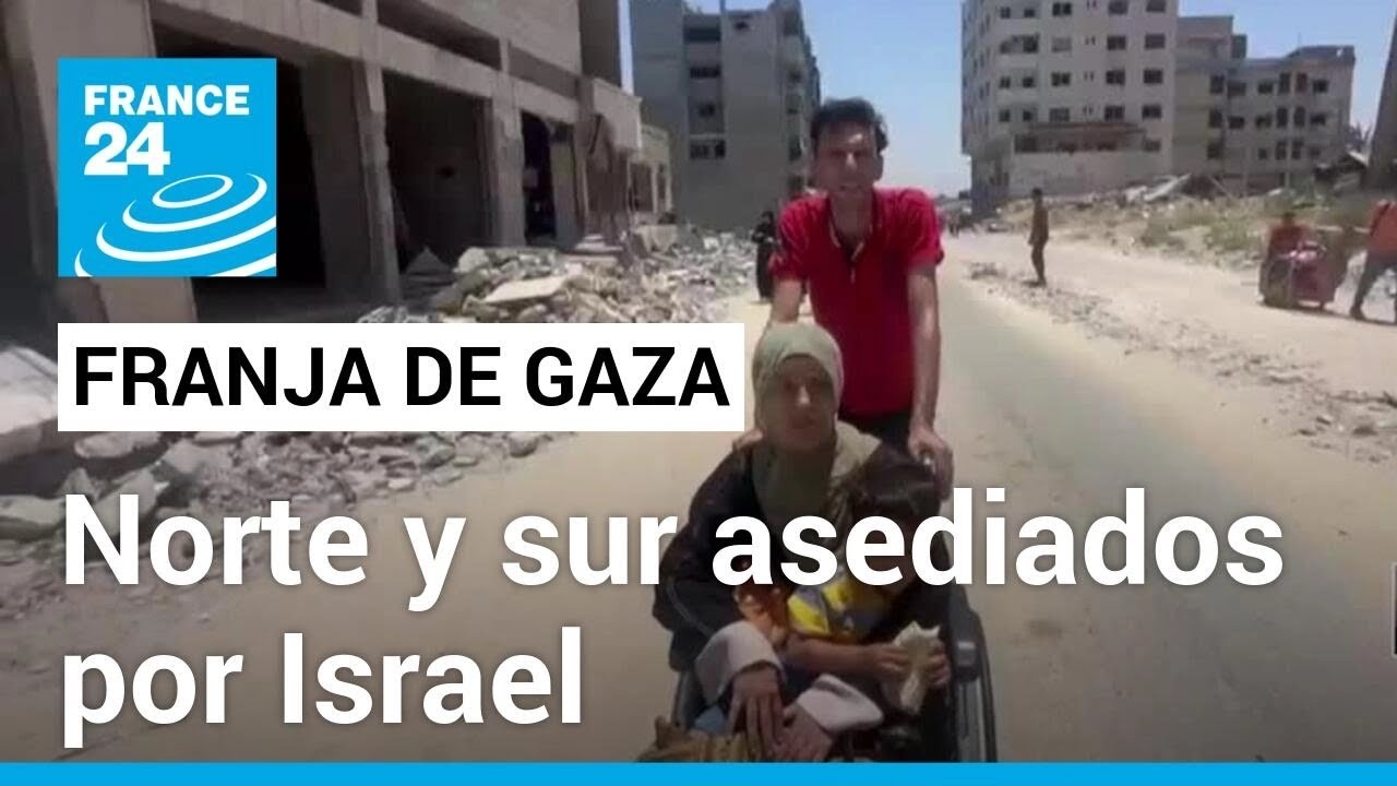 Gazatíes ya no saben hacia dónde huir para esconderse de las bombas israelíes • FRANCE 24