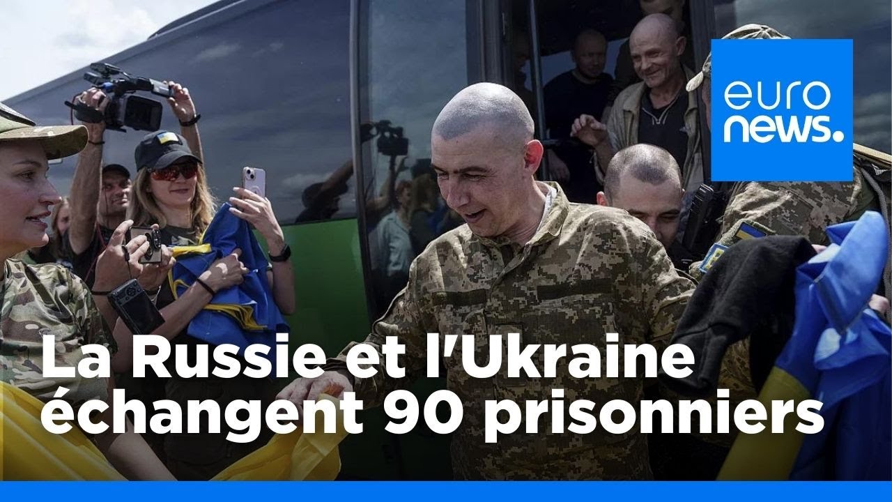 L'Ukraine et la Russie échangent 90 prisonniers de guerre | euronews 🇫🇷