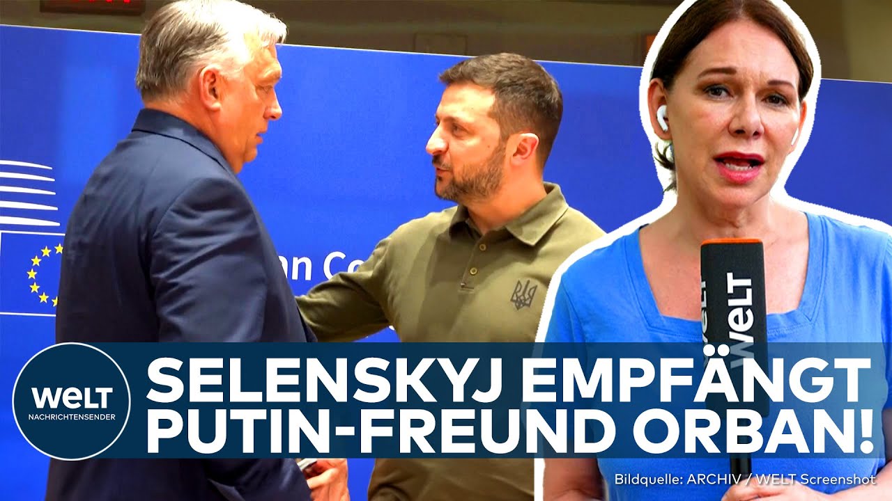 UKRAINE-KRIEG: Selenskyj empfängt ungarischen Premier! Putin-Freund Orban zu Besuch in Kiew!