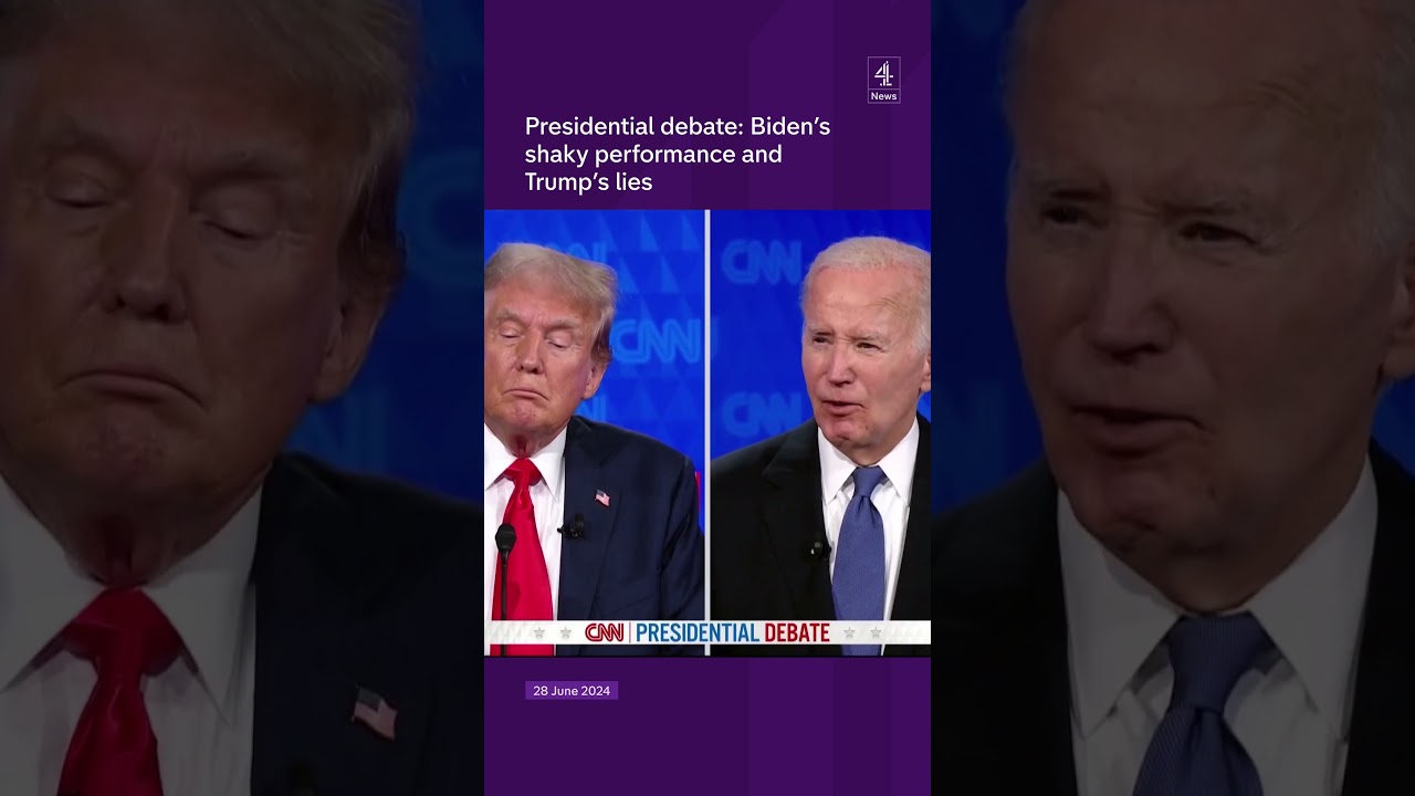 Presidential debate:  Biden's shaky performance and Trump's lies