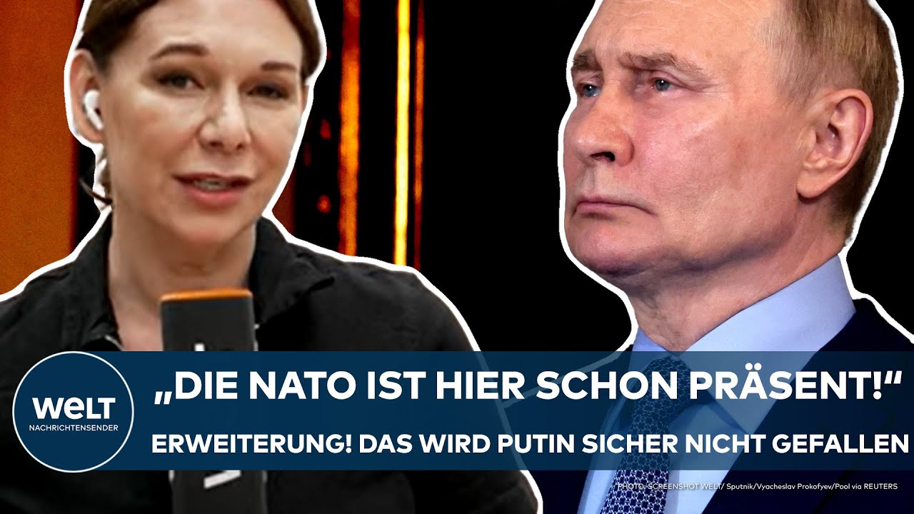 UKRAINE-KRIEG: "Die NATO ist hier schon präsent!" Erweiterung! Das wird Putin sicher nicht gefallen!