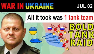 02 July: Unfazed Ukrainian Tank Crew OBLITERATES RUSSIAN POSITIONS, DODGING FIRE FROM ALL SIDES