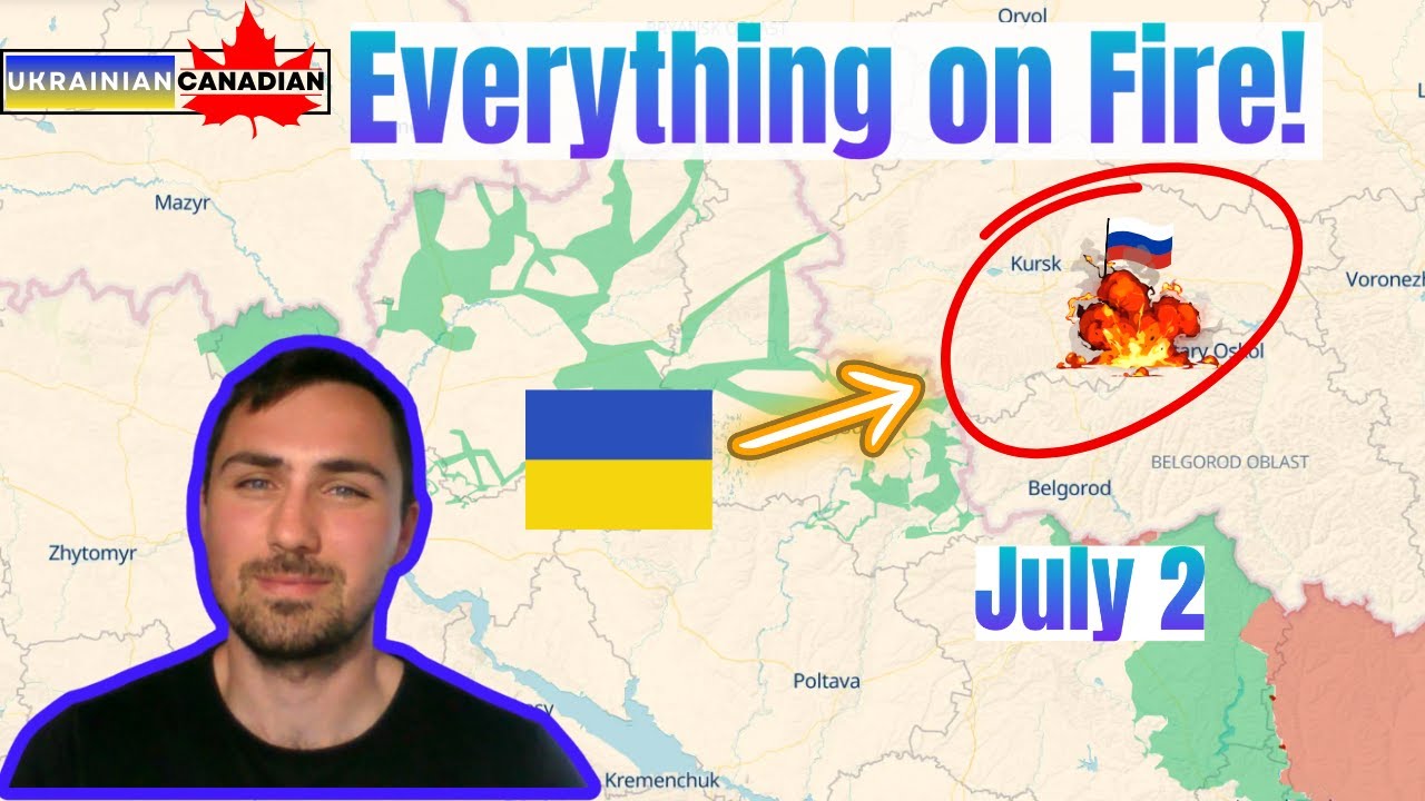 Russia-Ukraine War Update / A Russian Base on Fire in Kursk & $2.3B Aid from the US !