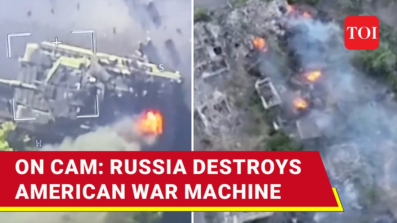 Russian Blitz Burns U.S. War Machine In Donetsk; Dramatic Strike On Bradley Caught On Camera