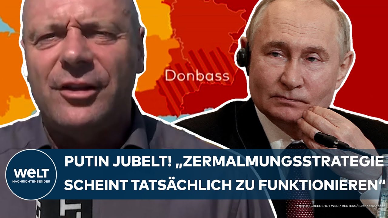 UKRAINE-KRIEG: Putin jubelt! Russische "Zermalmungsstrategie scheint tatsächlich zu funktionieren!"