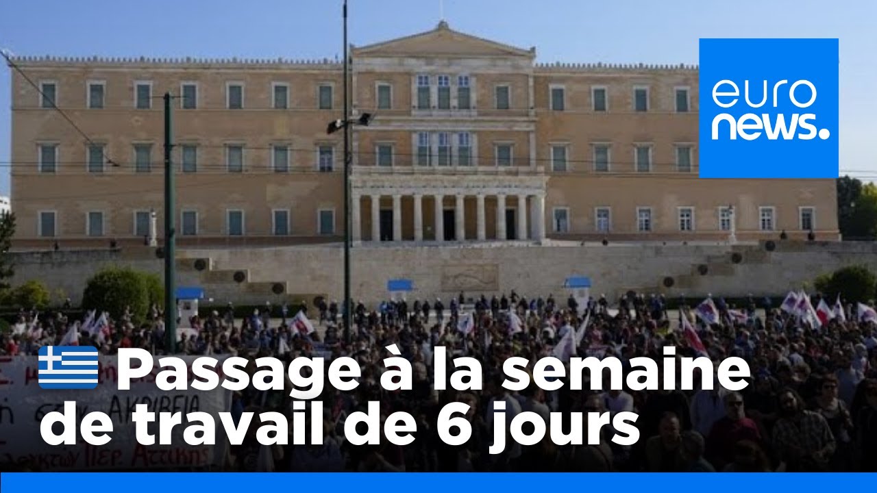 Vives réactions en Grèce après le passage à la semaine de travail de six jours | euronews 🇫🇷