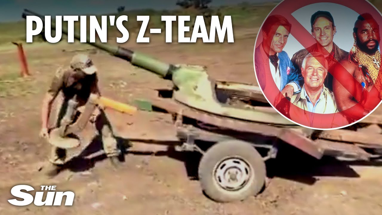 Russia's comical DIY answer to horrendous Ukraine losses - towed by a homemade tractor