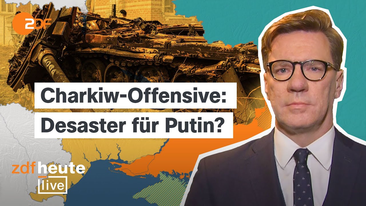 Ukraine-Erfolg bei Charkiw: Russlands Armee droht Umfassung | Militärexperte Lange bei ZDFheute live